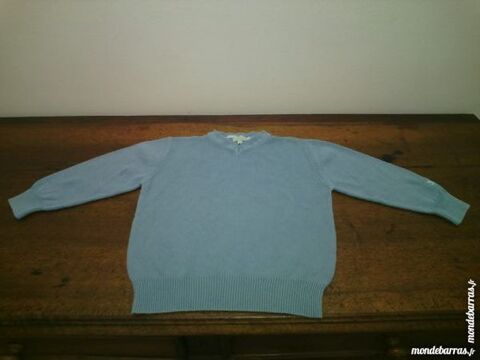 Pull de coton bleu à col V TEX KIDS 3/4 ans TBE 5 Reims (51)