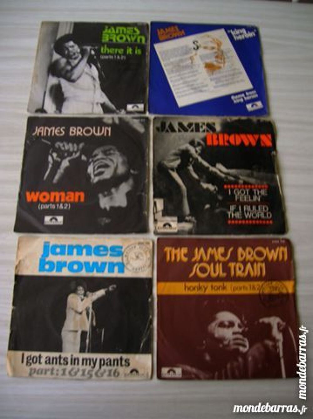 45 TOURS JAMES BROWN - LOT ou Unit&eacute; - CD et vinyles