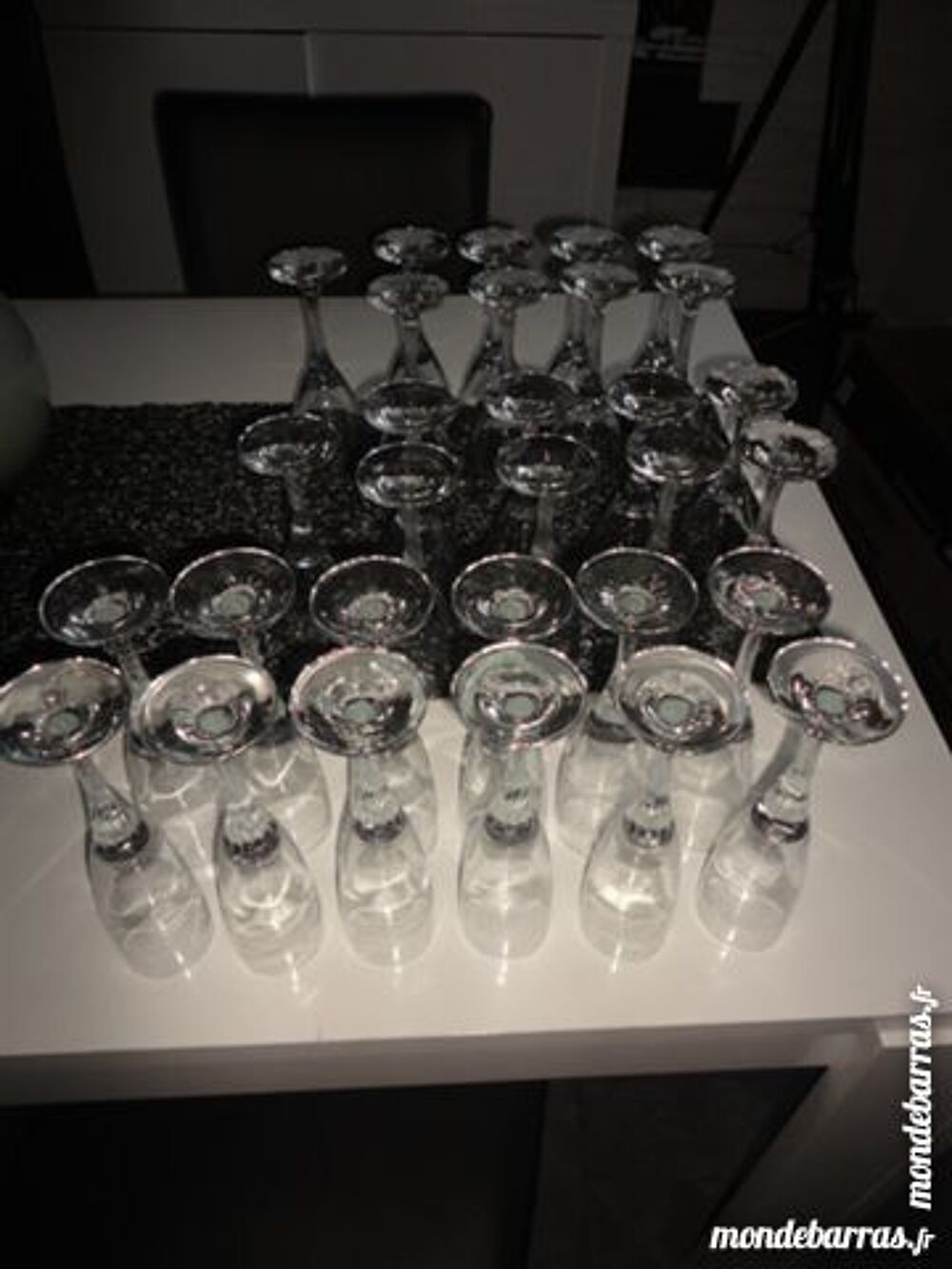 Lots de verres &agrave; pieds Dcoration