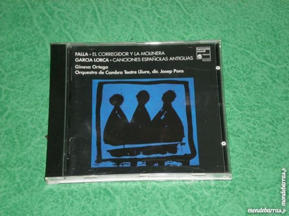 "cd Garcia Lorca / Falla "" Canciones espanola" CD et vinyles
