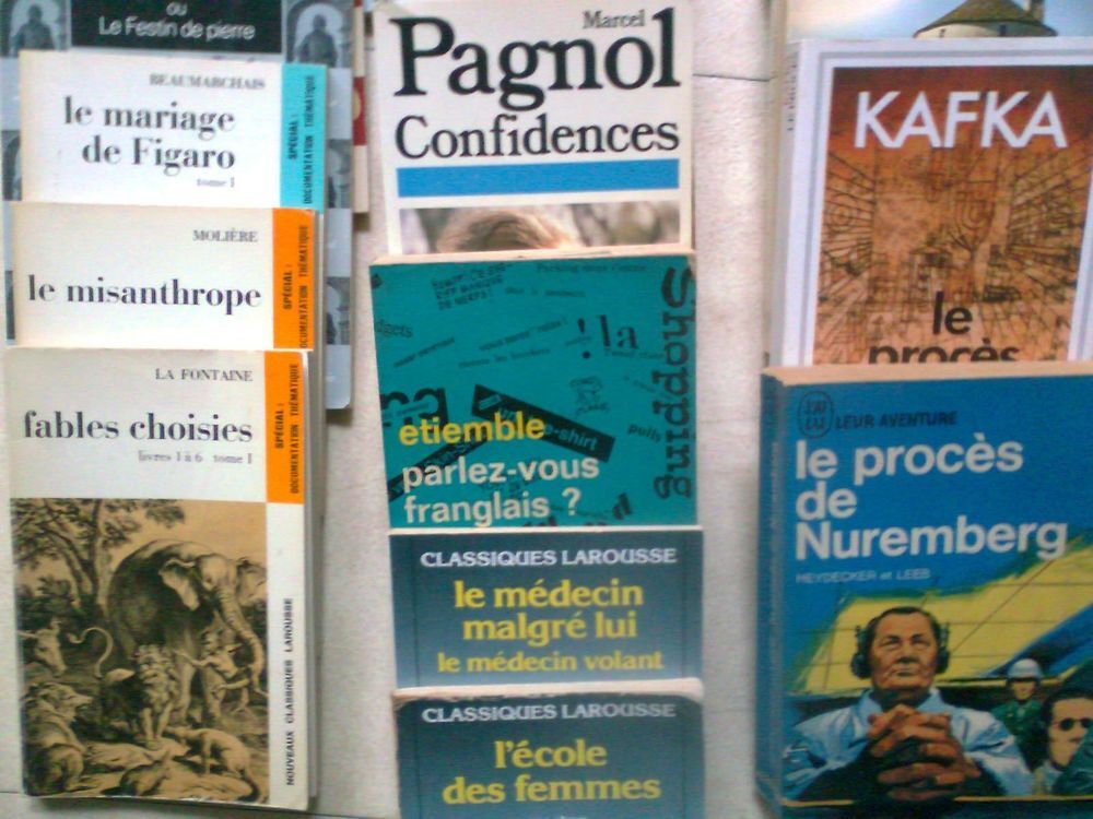 20 livres scolaires, classiques et autres - zoe Livres et BD
