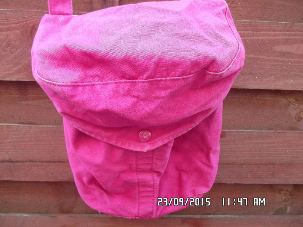 SACOCHE ROSE EN BANDOULLIERE*JUSTE 3E*KIKI60230 Maroquinerie