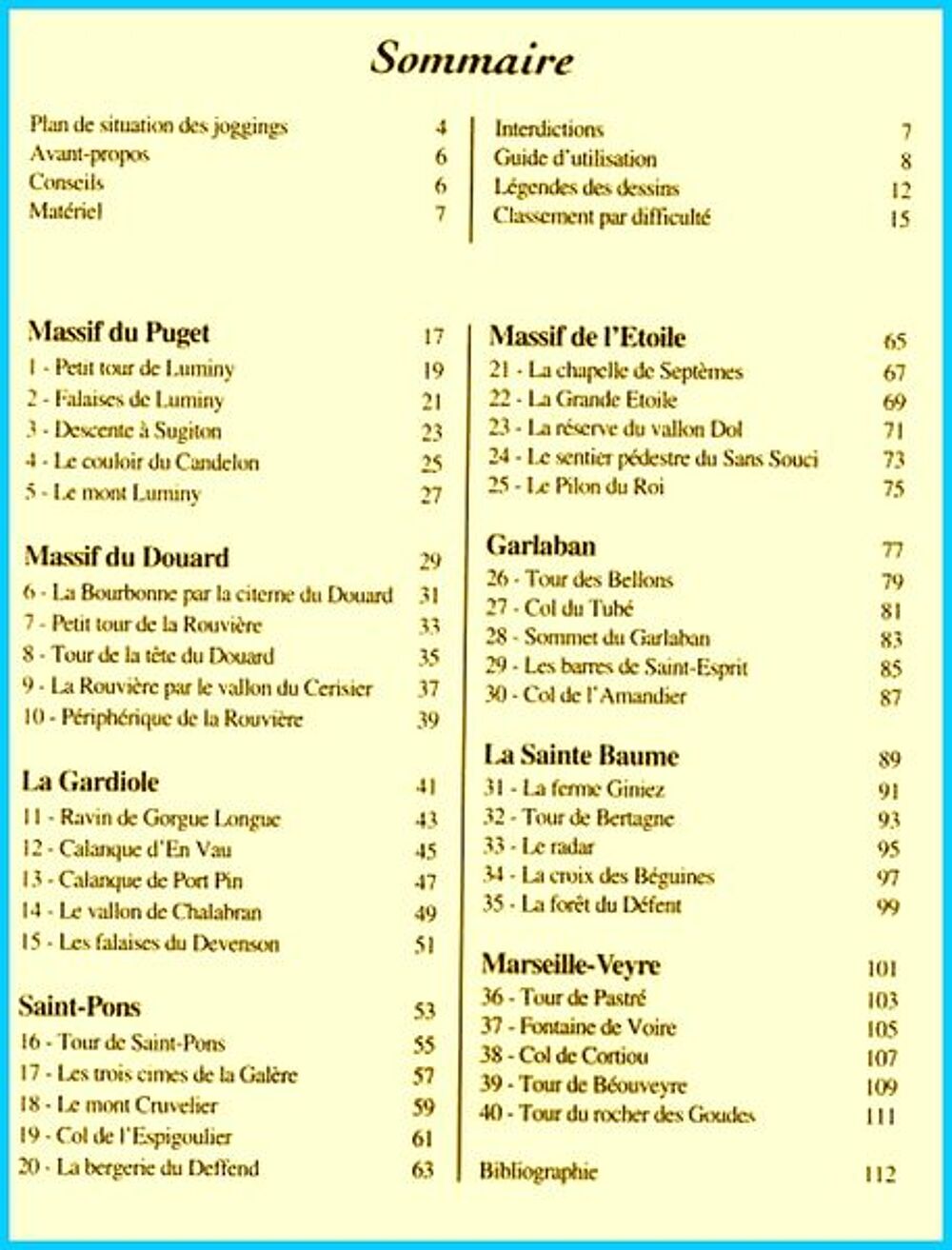 JOGGING - NATURE - MARSEILLE / les-livres-de-jac Livres et BD
