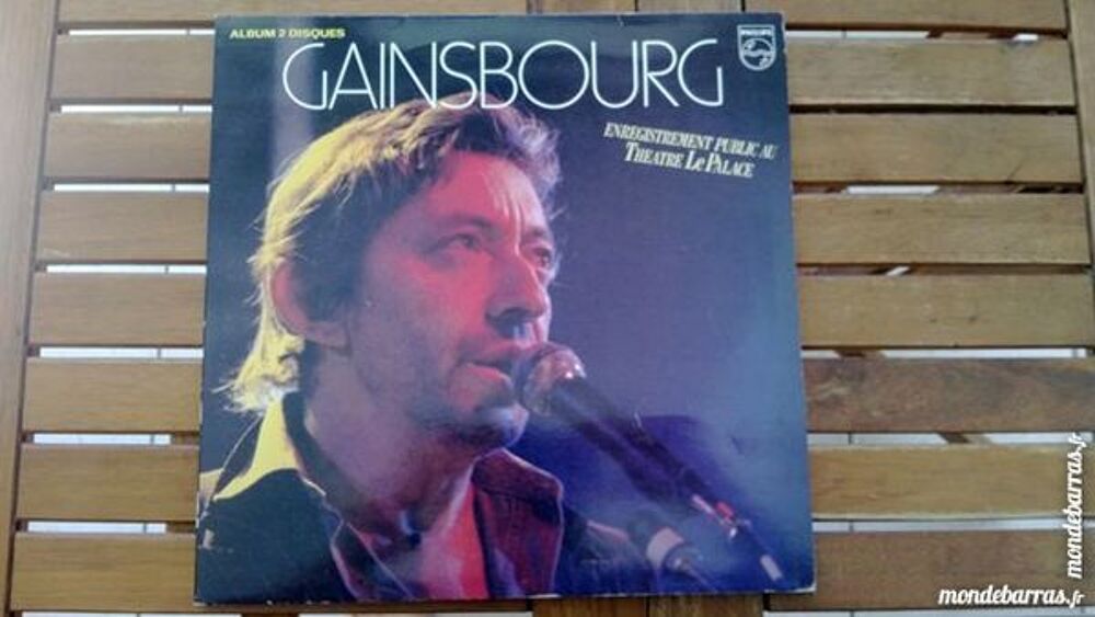 Disque vinyle 33 T GAINSBOURG double album CD et vinyles