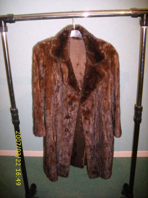 manteau de vison pleine peau trs bon tat 0 Moulins (03)