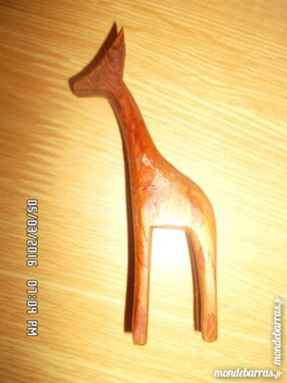 GIRAFE EN BOIS DECO*JUSTE 1E*KIKI60230 Décoration