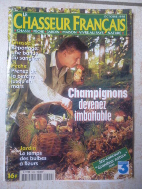 Magazine chasseur franais Octobre 1998 3 Argenton-sur-Creuse (36)