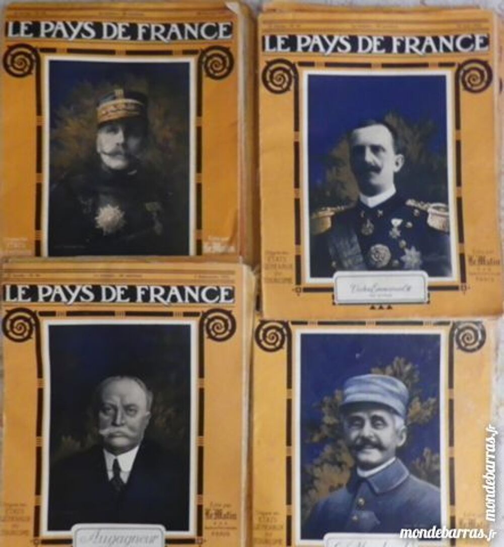 LOT 54 REVUES PAYS DE FRANCE 1&egrave;re GUERRE MONDIALE 