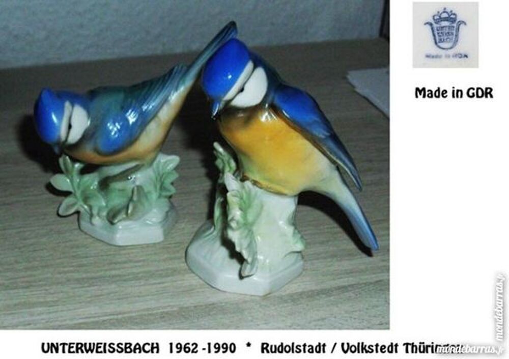 2 M&eacute;sanges bleue 'porcelaine Saxe' 