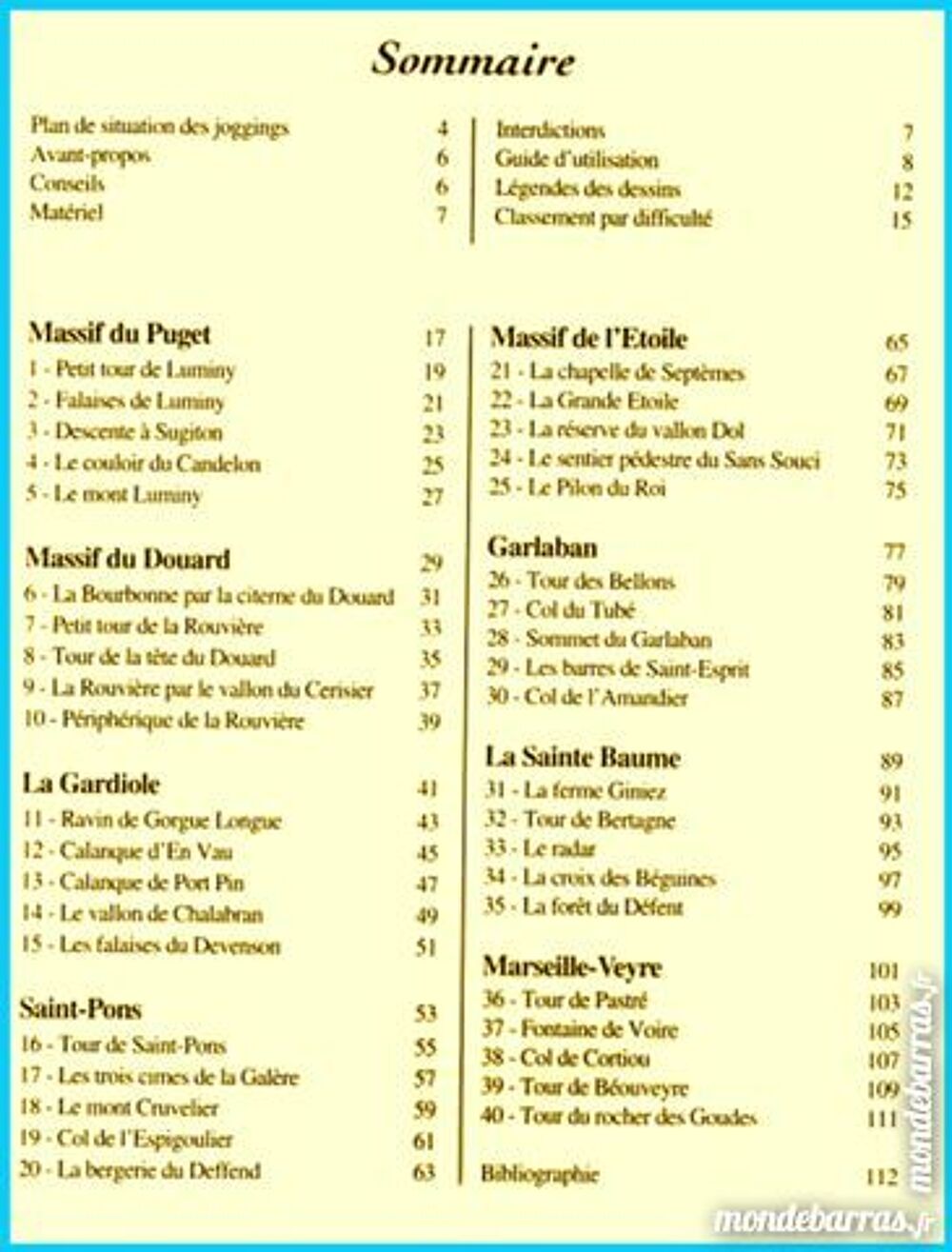 JOGGING - NATURE - MARSEILLE / les-livres-de-jac Livres et BD