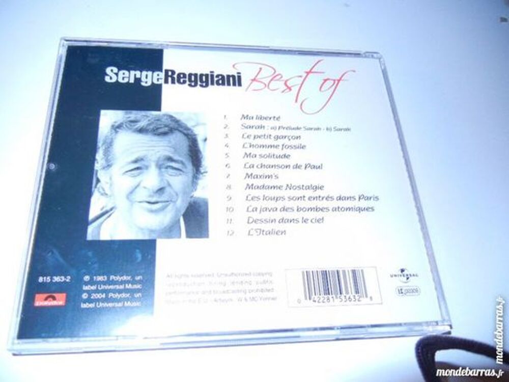 serge reggiani CD et vinyles