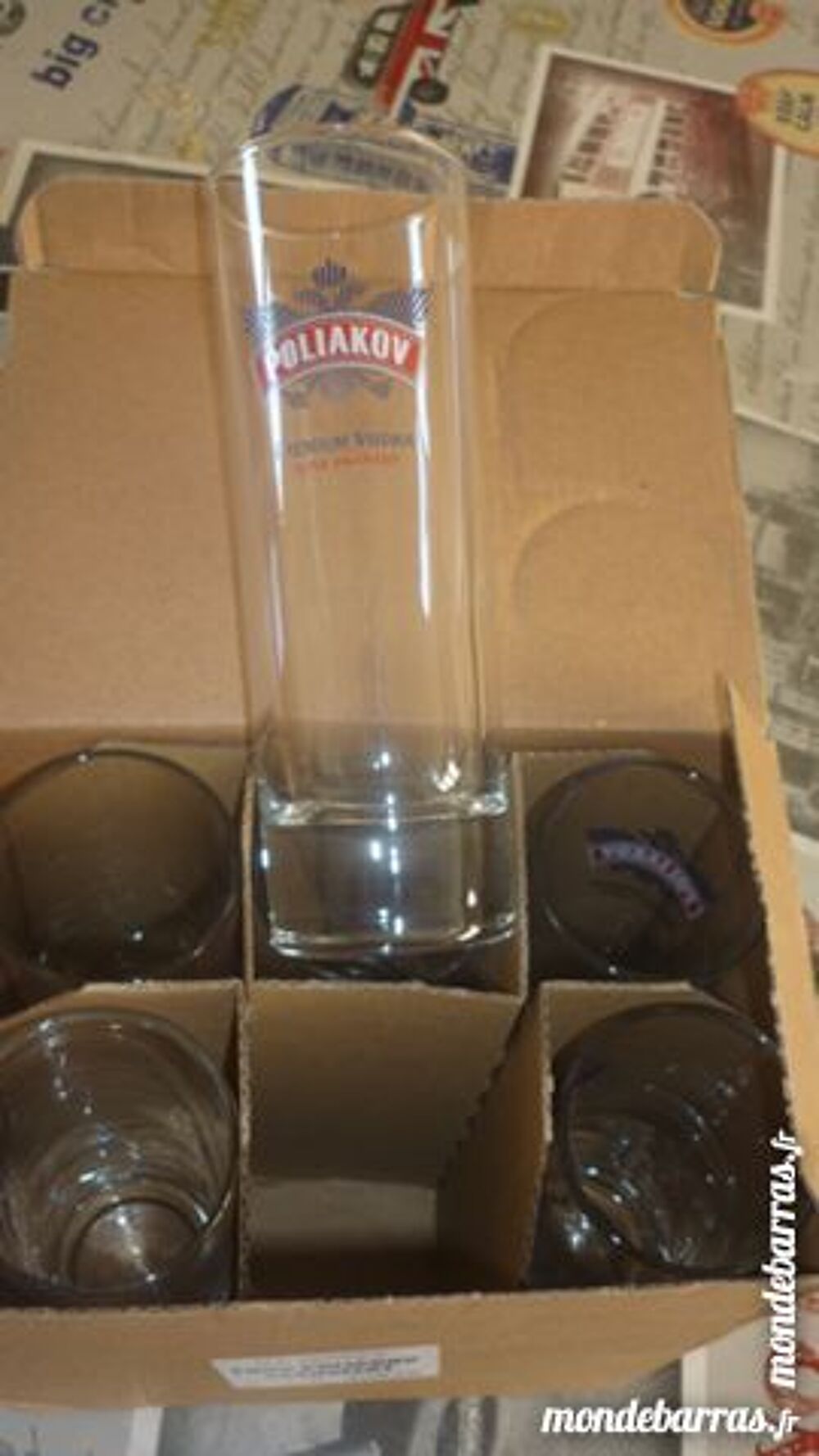 lot de 6 verres &agrave; vodka POLIAKOV Cuisine