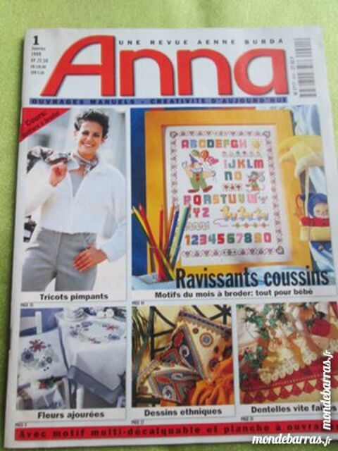 Magazine Anna Ouvrages Manuels n 1 Janvier 1999 5 Goussainville (95)