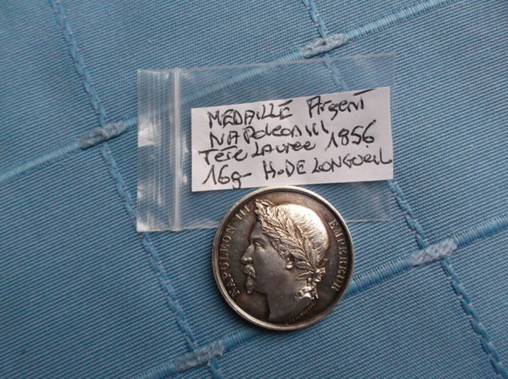 Monnaie medaille Napoleon III Empereur 1856 