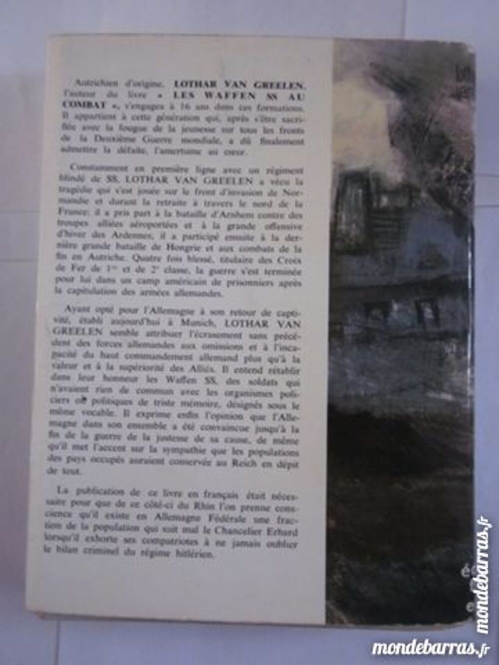 WAFFEN SS AU COMBAT 1944 - 1945 PAR LOTHAR VAN GRE Livres et BD