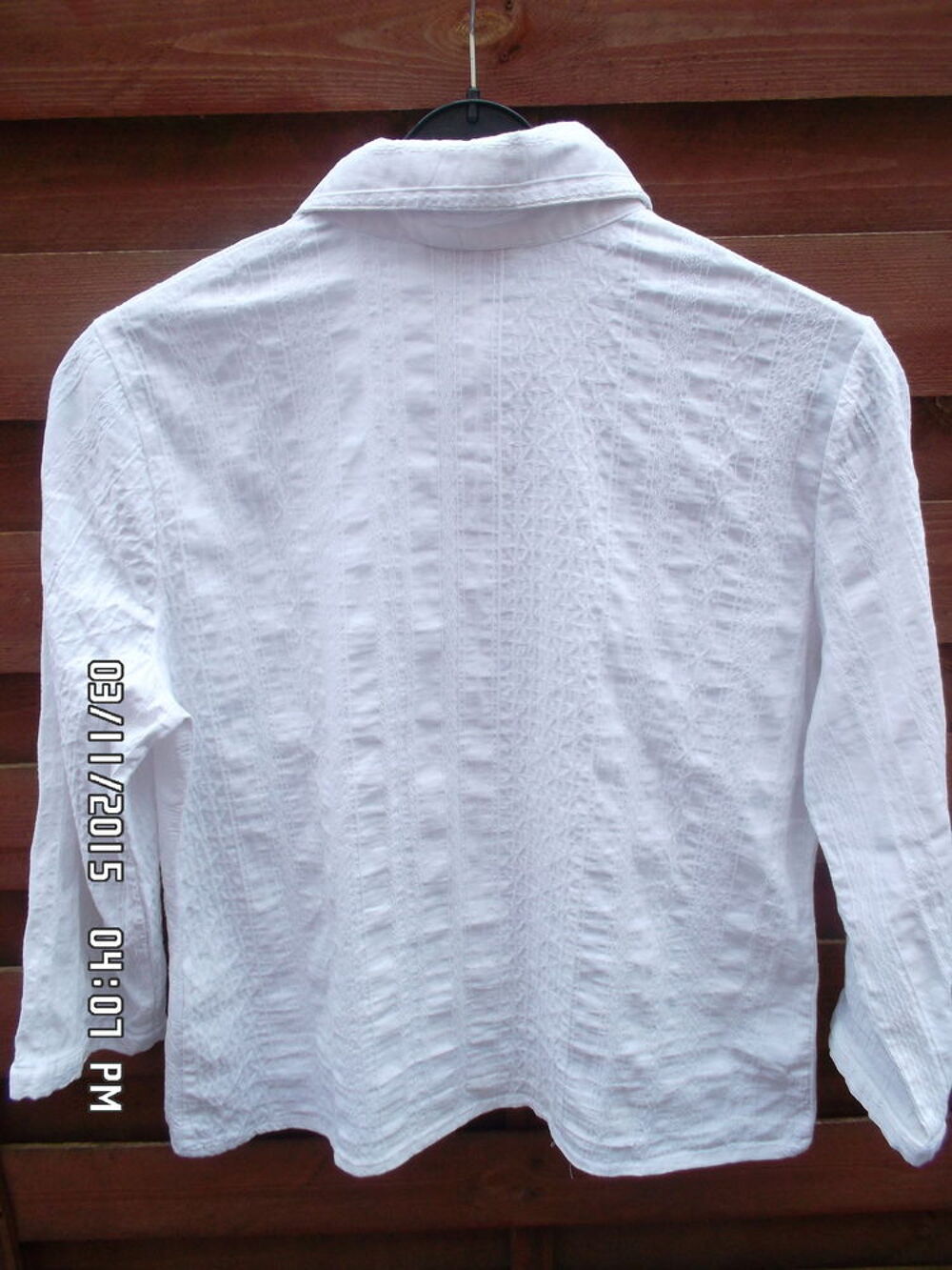CHEMISIER BLANC ARMAND THIERRY*JUSTE 3E*KIKI60230 Vêtements