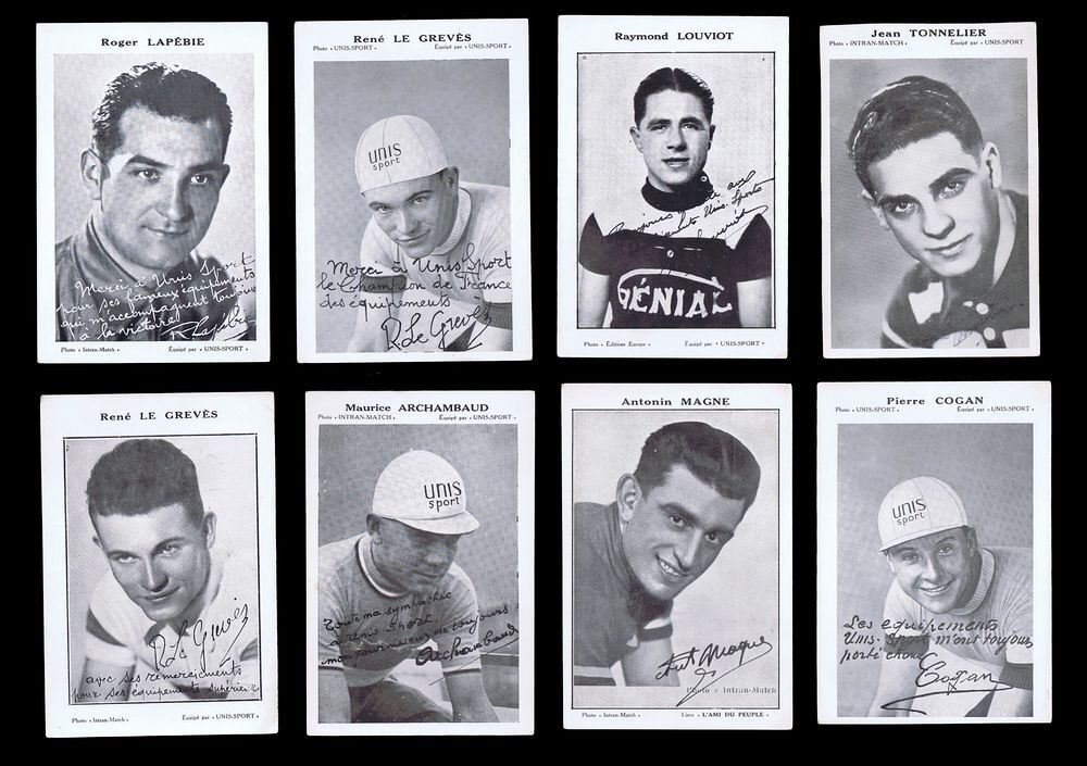 V&Eacute;LO, CYCLISME: LOT DE 14 CARTES PUBLICITAIRES DES ANN&Eacute;ES 30 