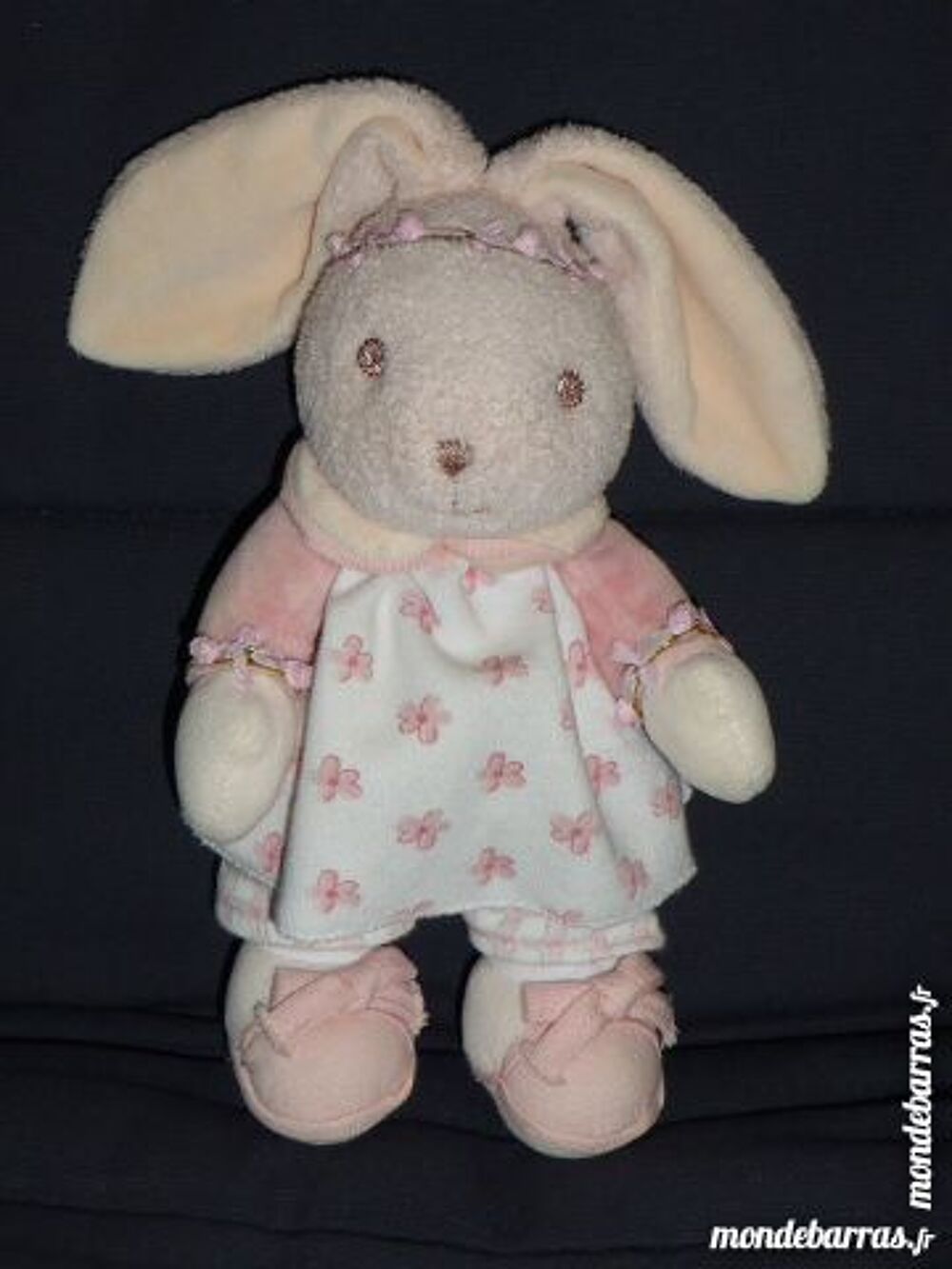KALOO doudou lapin lilirose grelot Puériculture