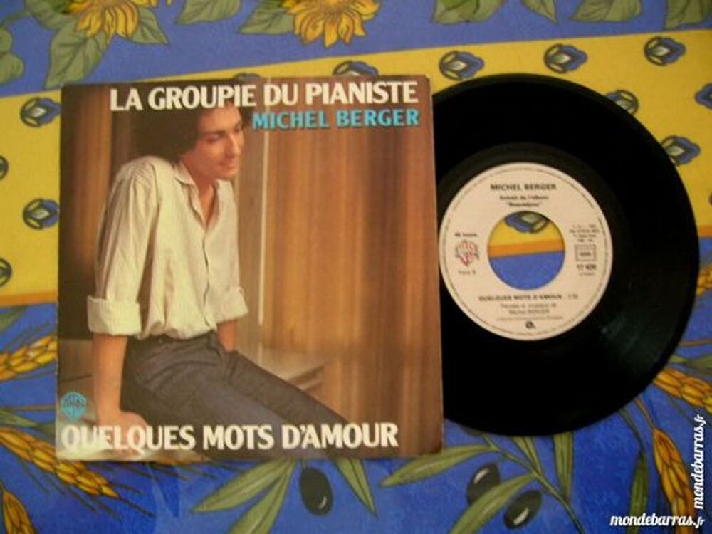 45 TOURS MICHEL BERGER La groupie du pianiste CD et vinyles