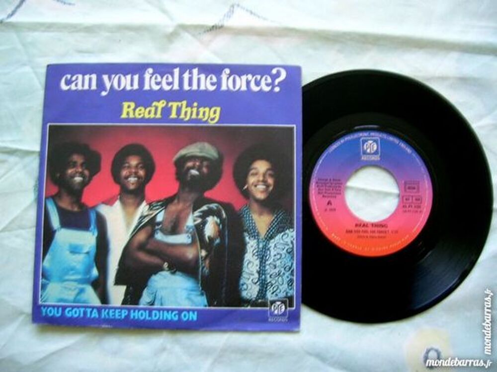 45 TOURS REAL THING Can you feel the force ? CD et vinyles