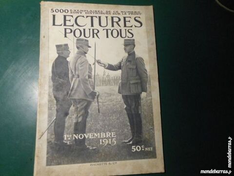 lecture pour tous du 1er novembre 1915    pa34 6 Grézieu-la-Varenne (69)