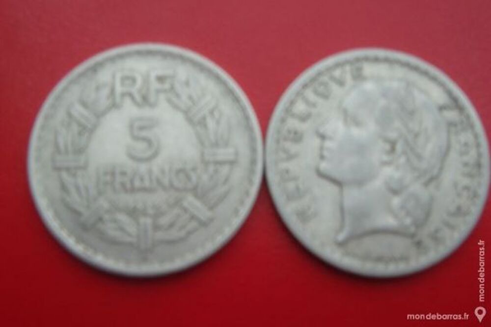 Pi&egrave;ces de 5 francs 
