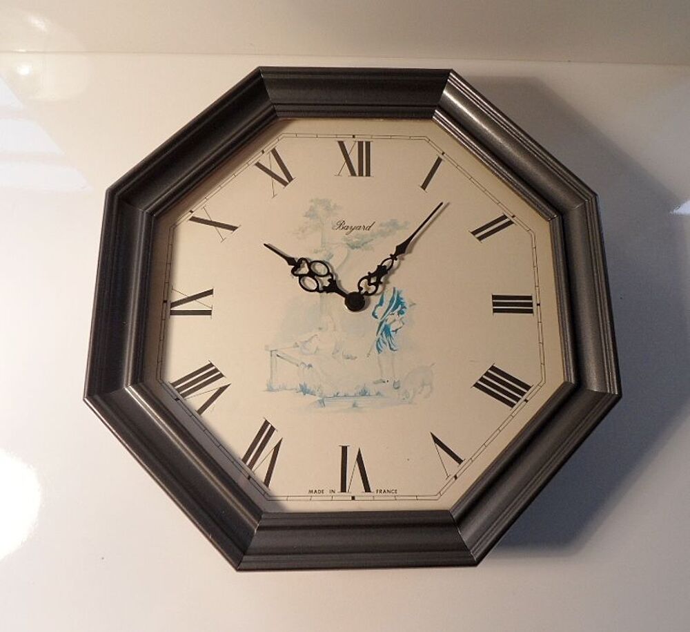 PENDULE HORLOGE MURALE VINTAGE "BAYARD" COLLECTOR tbe Décoration