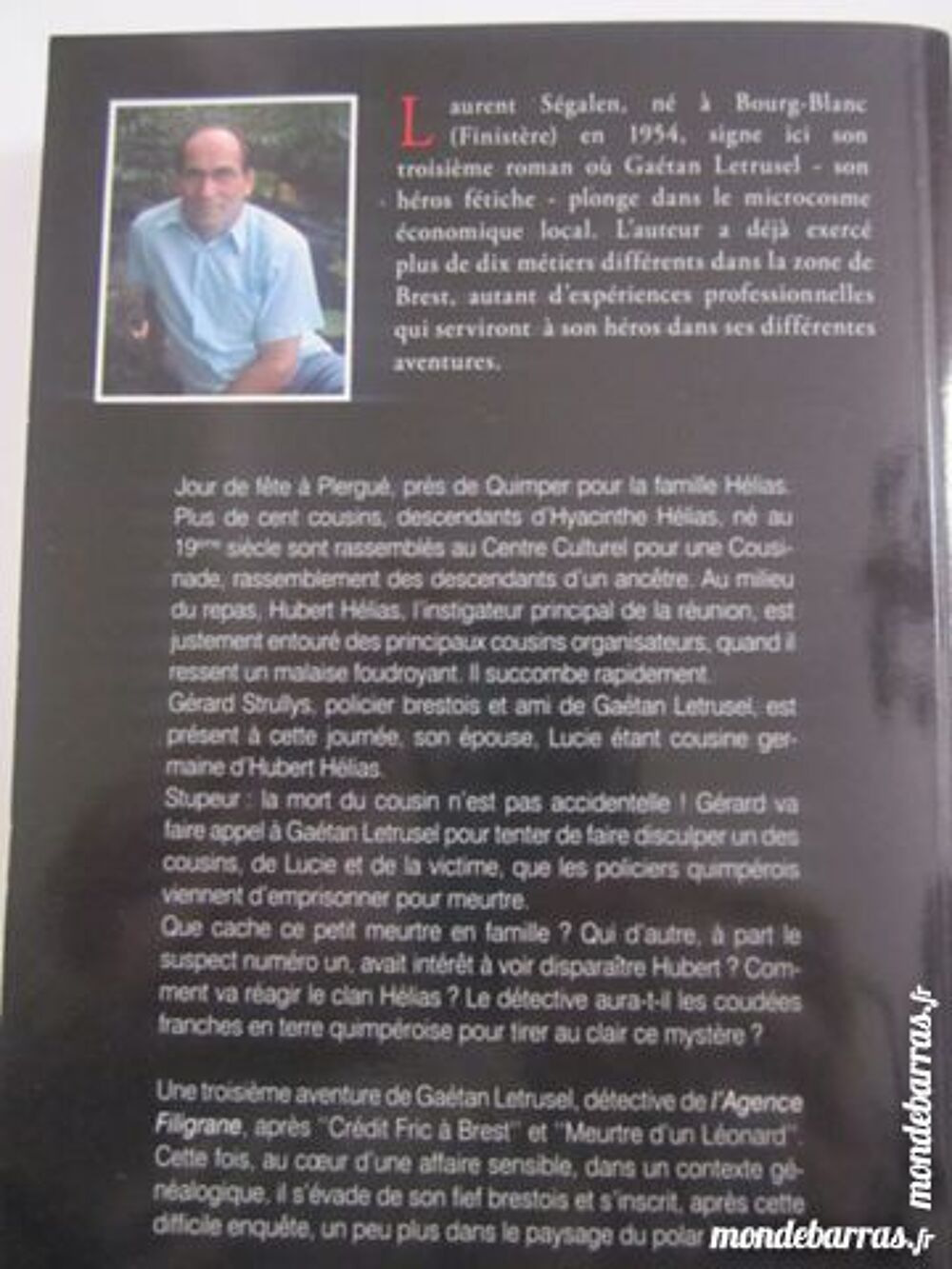 GENEALOGIE MORTELLE A QUIMPER pol BREIZH NOIR Livres et BD