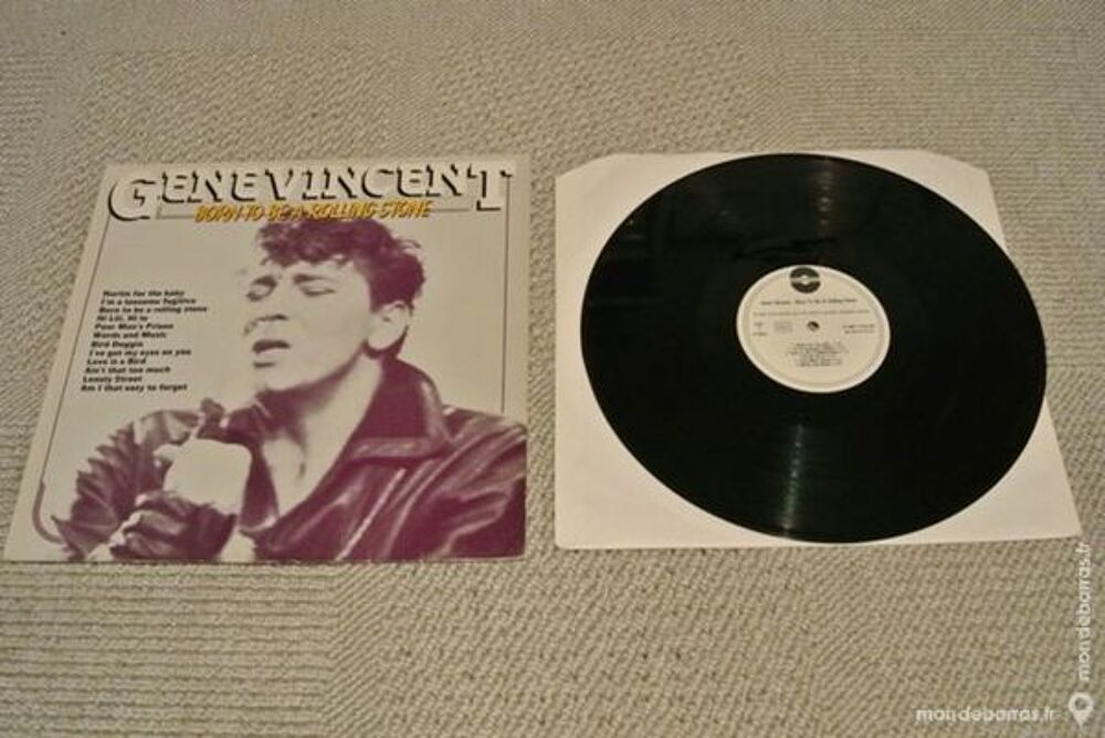 Gene Vincent - Born to be a rolling stone CD et vinyles