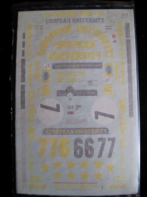 Ferrari 512BB LM 1/18 planche DECALS 2 20 Toulouse (31)
