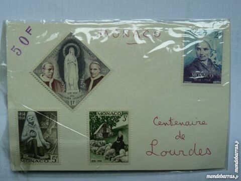 Planche de 4 timbres neuf Monaco 1858-1958 11 Bordeaux (33)