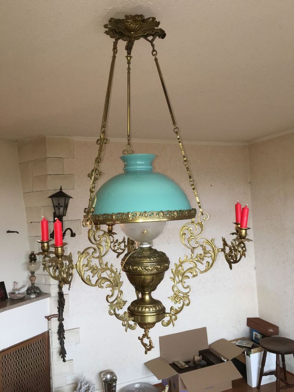 Lustre suspension style Napol&eacute;on 3 Décoration