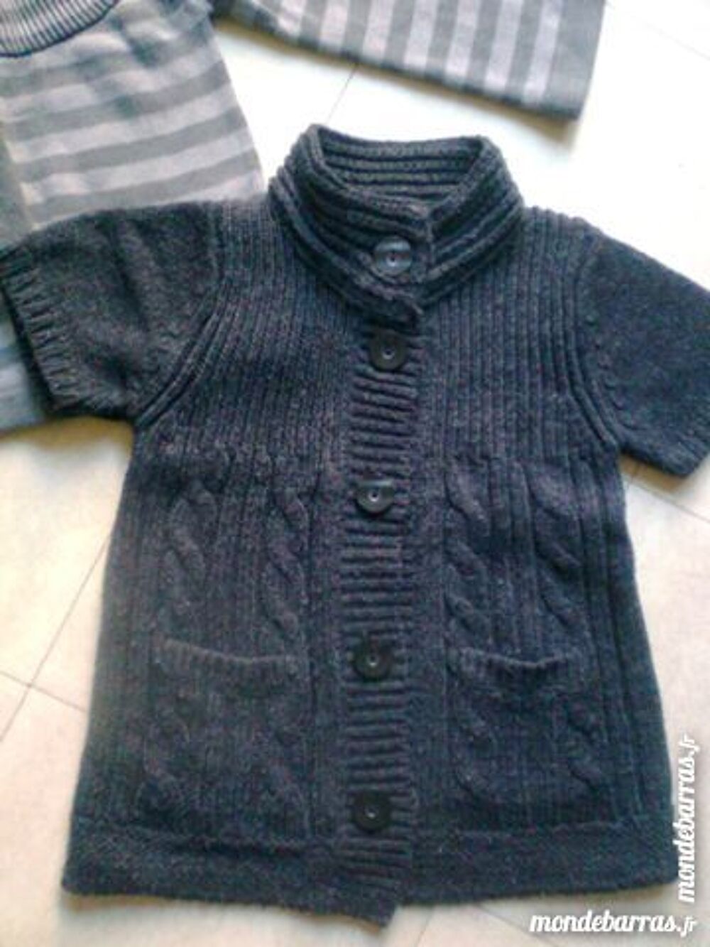 gilet ray&eacute; - gilet sans manches - 6 ans - zoe Vêtements enfants