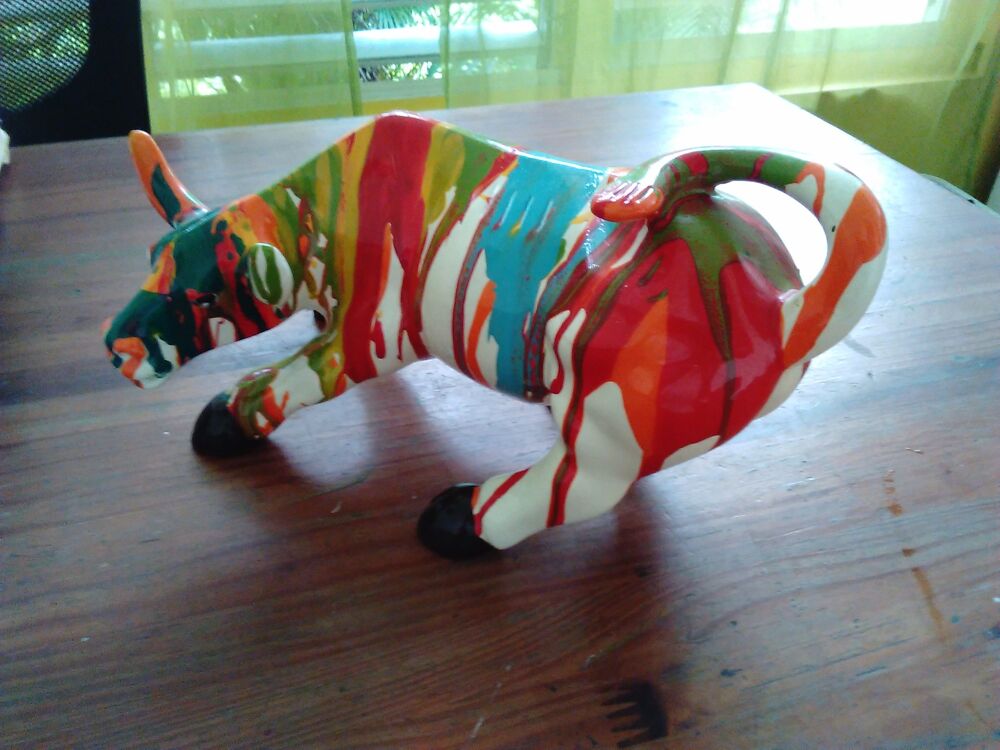 TAUREAU POP ART Décoration