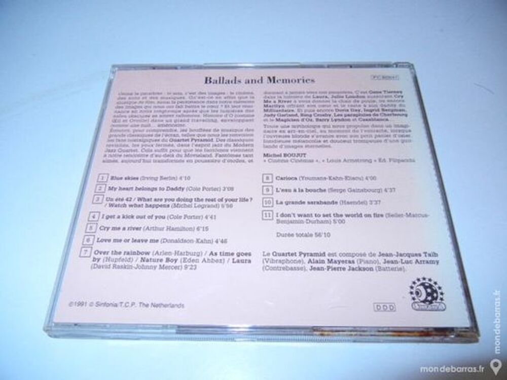 quartet pyramid CD et vinyles