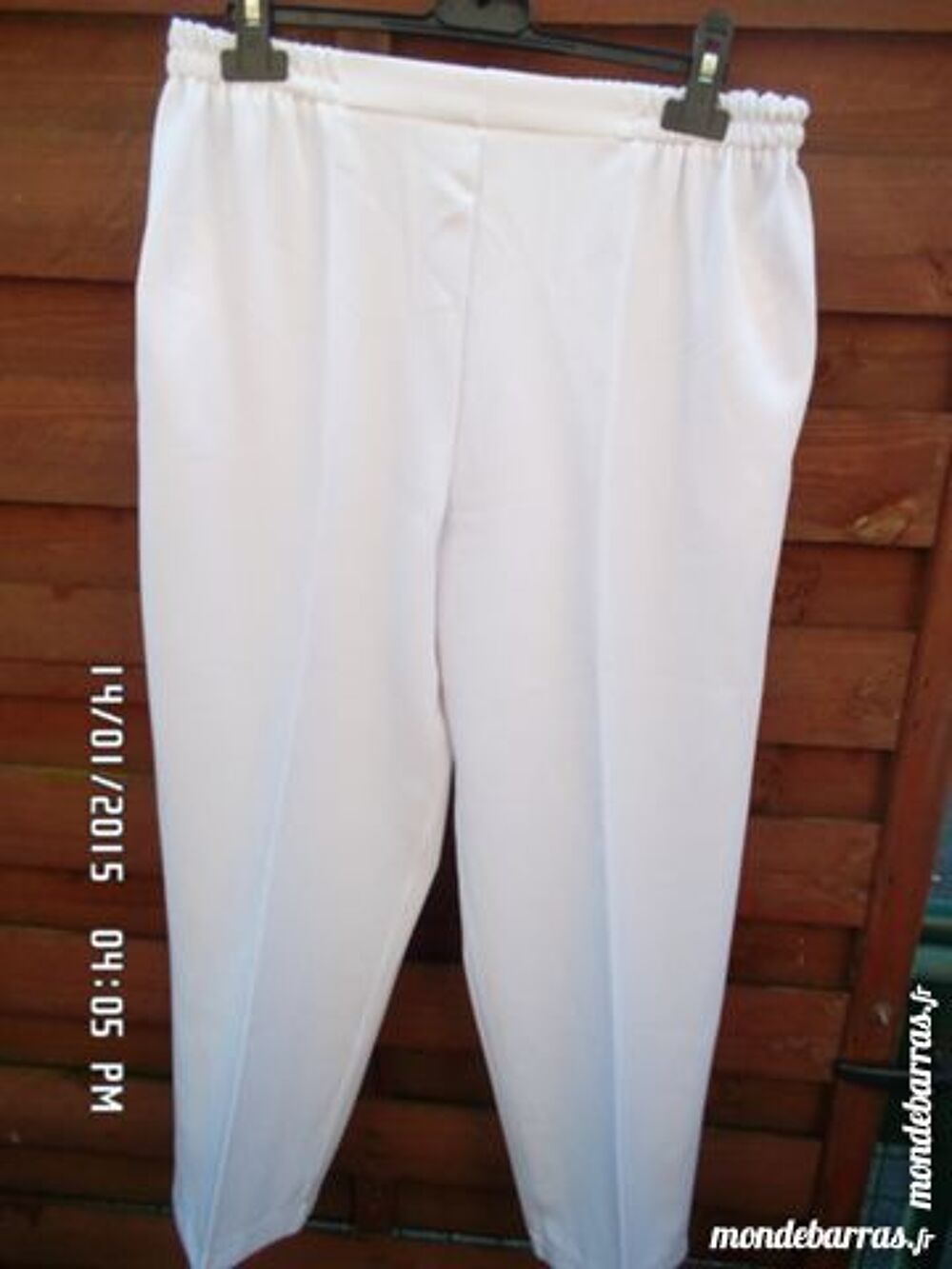 pantalon blanc t.38/42 Vêtements