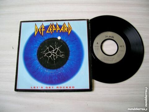 45 TOURS DEF LEPPARD Let's get rocked 10 Nantes (44)