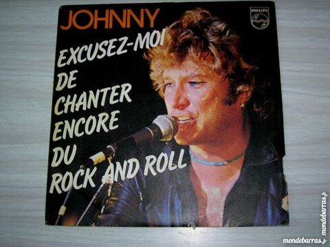 45 TOURS JOHNNY HALLYDAY Excusez moi de chanter 8 Nantes (44)