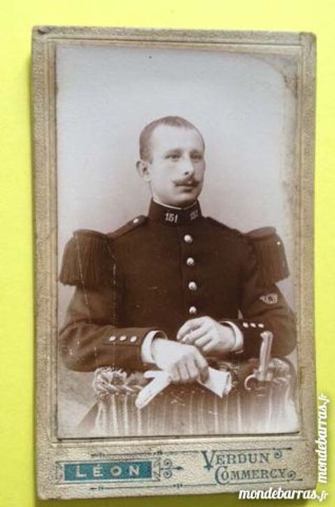 CDV Photo militaire - Léon - Verdun/Commercy 5 Nice (06)