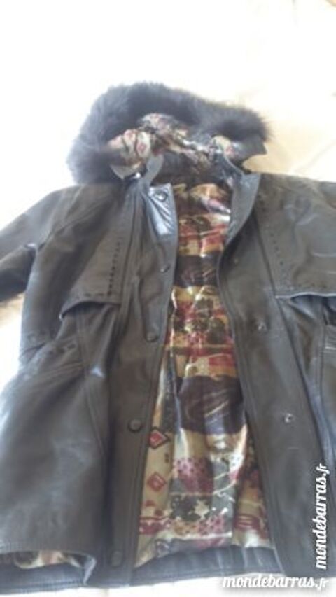 veste cuir noire 30 Lunel (34)