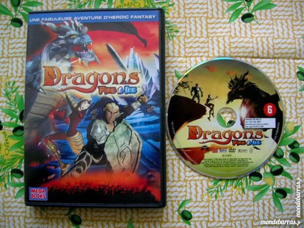 DVD DRAGONS FIRE and ICE - Dessin Anim&eacute; DVD et blu-ray