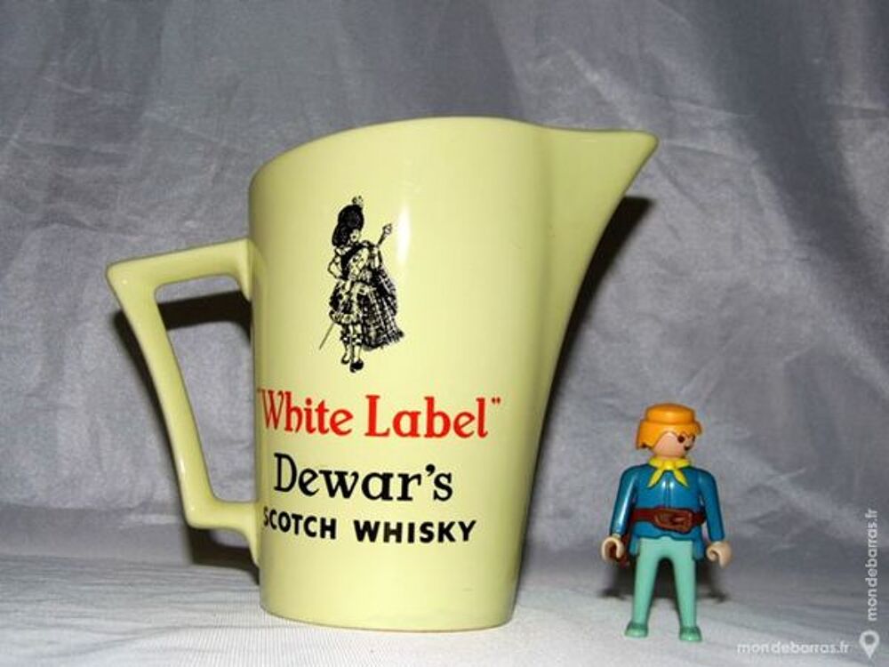 Pichet ancien publicitaire bistrot WHITE LABEL Décoration
