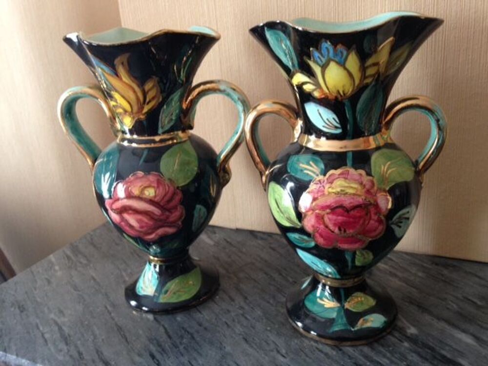 ensemble de vases et plat Vallauris Décoration