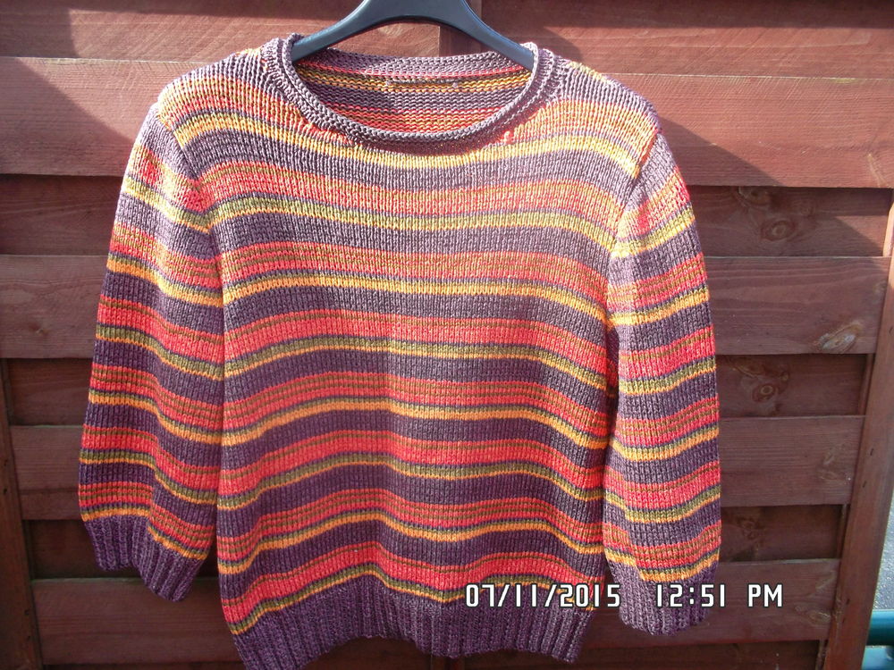 PULL MULTICOLORE*JUSTE 3E*KIKI60230 Vêtements