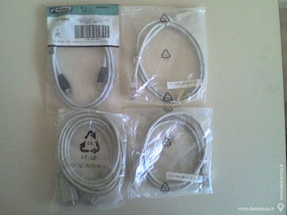 Cables ETHERNET RJ 45 Matériel informatique
