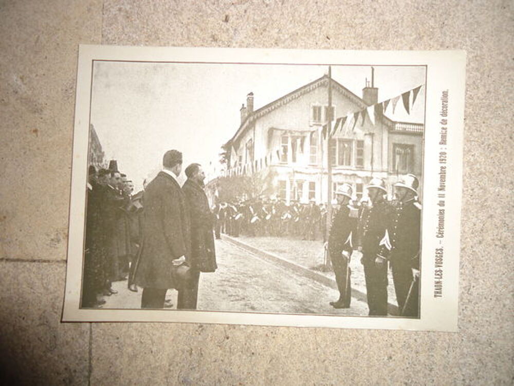 2 cartes postales THAON LES VOSGES 11/11/1920 