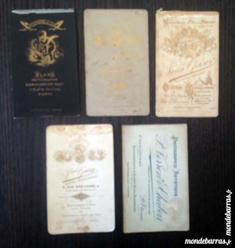 5 CDV originales de b&eacute;b&eacute;s 