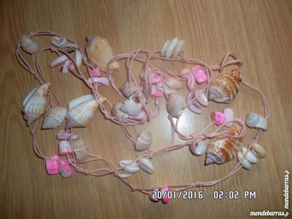 collier coquillages*juste 3e*kiki60230 Bijoux et montres
