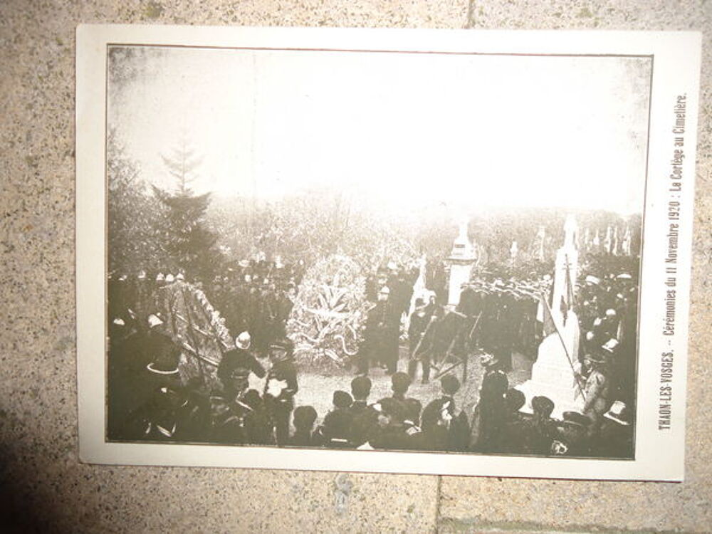 2 cartes postales THAON LES VOSGES 11/11/1920 
