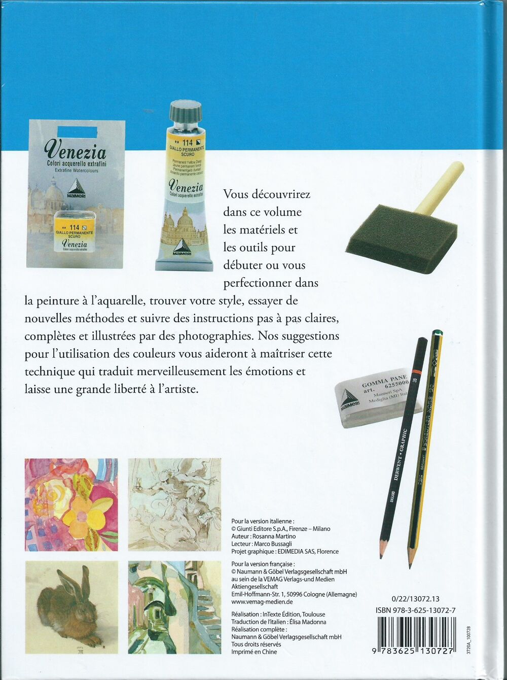 1 livre aquarelle, guide pratique rosanna martino Livres et BD